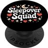 Girls Sleepover Squad Sleepover Squad - Pigiama coordinato per feste di sonno PopSockets PopGrip Adesivo