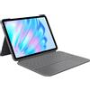 Logitech Combo Touch 920012633 Custodia Tastiera Trackpad per iPad Air Grigio