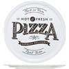 Cosy & Trendy 4562420 hot-fresh Pizza Piatto, Ceramica, Bianco, 30 cm