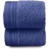 Top Towel - Premium - Asciugamani da bagno - 2 asciugamani viso o bidet - 100% Cotone - 600 Grammi