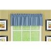Today's Curtain Orleans-Tenda a mantovana in Tambour, 30,5 cm, Colore: Blu, Misto Cotone e Poli, 60 x 12