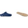 Dr. Scholl's Scholl Clog Evo Azzurro Solette Antistatiche in Memory Cushion per Clog Evo - Azzurro/Marrone
