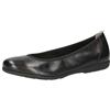 CAPRICE Donna Ballerine in Pelle Piatte, Argento (Silver Metal.), 41 EU