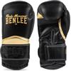 Ben Lee BENLEE - Guanti da boxe in similpelle, colore: nero/oro, 10 oz