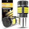 ANTEMOON PY21W BAU15S Lampadine LED Canbus Sensa Errore Super Luminoso 5000LM 12V 24V 6000K Bianco 7507 1056 5009 per Luce di Retromarcia Posteriori Luce di Svolta Luce del Freno, 2 Pezzi