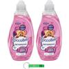 Beni Culinari 2 x Coccolino Wonder Wash Ultra Care detersivo liquido per lavatrice - Ideale per cicli brevi 37 lavaggi 1480 ml + portachiavi Beni Culinari