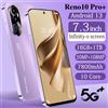 LenO Nuovo smartphone Reno10 Pro 5G: display HD+ da 7,3" 16 GB + 1 TB 108 MP + 50 MP Doppia fotocamera Batteria da 7800 mAh Snapdragon 8 Gen 2 Android 13 - Oro