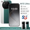 LenO Smartphone M15 Ultra originale 7.3" 3200×1440 Snapdragon 8 Gen3 22GB RAM + 2TB ROM 108MP 8000mAh Batteria globale 5G - Black