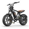 ENGWE Bici elettrica ENGWE Pneumatico grasso da 20'', motore da 250 W, portata massima 130 km, batteria singola 832 Wh, freni idraulici, giro urbano/montagna - MileZoom-1BT-BL