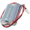 AccuCell Batteria compatibile con la batteria al litio Maxell 2CR17450 con cavo e spina, D80UB016150