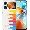 nubia Music 2 Melody Wave - Smartphone Android 14 con Display da 6.7 HD+, Fotocamera 50MP, 8GB RAM (4GB+4GB RAM dinamica), 128GB memoria, Processore Octa-Core, Display 120Hz, Ricarica Veloce 10W