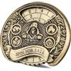 Keller & Weber Roulette Retro Dadi Spinner, 7-in-1 Metallico Spinner Dadi DND, Giroscopio Annata per Dita con Puntale, Set Regalo D&D con Borsa Logo Drago, Giochi di Ruolo, Accessori per Giochi da Tavolo, Bronzo