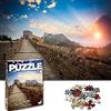 Universal Castle Foto Puzzle 1500 Pezzi Adulti - Grande Muraglia Cinese - World Foto Puzzle Paesaggi - Arte Puzzle Mappamondo Regalo Giocattoli