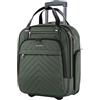 VANKEAN Valigia da Notte Leggera Multifunzione Sotto Il Sedile, Verde militare, 16inch