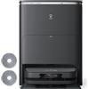 ECOVACS DEEBOT X5 PRO OMNI Robot Aspirapolvere Lavapavimenti, 12800Pa, Progettazione Antigroviglio, TruEdge™ Adaptive Edge Mopping, Lavaggio con Acqua Calda a 70°C, AINA 2.0 Navigazione Intelligente