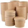 KEILEOHO 50 bicchieri usa e getta da 350 ml, con decorazione, in cartone da 12 oz