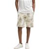 TOM TAILOR Denim 1044839 Bermuda Shorts, 37486-Stampa di Palme acquatiche, Colore: Bianco/Verde, XXL Uomo