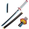Skyward Blade Legno Cosplay Anime Spada, Tomioka Giyuu Samurai Spada, Fan degli Anime, The Special Coltello Blu Coltello Katana
