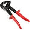 Grasomtools Tagliacavi a cricchetto, taglierina a cricchetto e tagliacavi fino a 240 mm², HS325A, tagliacavi in alluminio resistente e rame,
