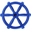 Jorzer Giocattole del volante, BILLANO REALISTICI REALISTICI REAListica del volante per la plastica ruotabile 360 ° per la nave pirata altalena da gioco, blu.