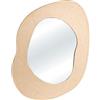 Décopatch HD089C - Un support en papier brun mâché 26x35x1 cm, Miroir organique