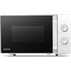 Toshiba MW2-MM20P(WH) Forno a microonde standard, 20 litri, 800 W, 5 livelli di potenza con pratica funzione di sbrinamento, illuminazione interna a LED, bianco