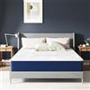 Httxyp Materasso Matrimoniale 160x190 Memory Foam, Altezza 25 cm, Medio Rigido H3, Materasso Ergonomico in Schiuma Fredda a 7 Zone, Confortevole e Traspirante, con Rivestimento in Tessuto