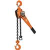 UNICRAFT PARANCO ARGANO SOLLEVATORE A LEVA PORTATA 1500 KG CON CATENADI CARICO 1,5 TON