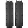 Tissting 2 Piastre Riscaldanti per Griglia 371x108mm Acciaio Inox Protezione Termica per Gas,Coperture per Bruciatori per Griglia, Parti di Ricambio per Tenda Termica per Barbecue Charbroil Piastra Riscaldante