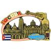 Designo Calamite da frigorifero 3D City in metallo, Dubai, Egitto, Berlino, Budapest, Tokyo, Ibiza, Dubrovnik, Cambogia, New York, Amsterdam, Madrid, Venezia, Malaga, Sydney, Cuba, Londra, Roma, Vienna