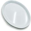 MCM service Vassoio Dama Ovale in Pura Melamina Ø cm 47x35 Bianco Made in Italy