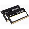 Corsair Mac Memory SODIMM 64GB (2x32GB) DDR4 2666MHz CL18 Memoria per Sistemi Mac, Qualificata Apple , Nero