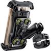 Lamicall Supporto Telefono Moto - [Antifurto] [Doppio Antivibrazione] Braccio Estensione Metallo, Porta Telefono Bici, 2 x 360° Girevole Supporto Manubrio per iPhone 17 16 15 14 e 4,7-6,8 Smartphone