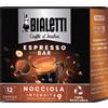 Bialetti Box 12 Capsule Caffè Bialetti Gusto NOCCIOLA originale
