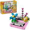 Cartemagic LEGO Creator Macchina da scrivere con fiori - 31169