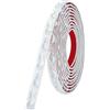 Zayejod Bordo decorativo autoadesivo, bordo per carta da parati 3D, bordi delle piastrelle, linee adesive per bordi dello specchio, parete di sfondo TV (bianco, 2 cm di larghezza x 5 m di lunghezza)