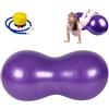 LAANCOO Palla di arachidi 35x18 palla di arachidi per la terapia per bambini, palla di bilanciamento dello yoga per esercitazioni portatili con addensata gravidanza a sfera di arachidi, stile 1, sedie sens