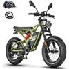 Fafrees Bici Elettrica F20 ULTRA, Fatbike da 20*5,0 pollici, Batteria da 25 Ah/1200 Wh, Coppia 79 N·m, Freni Idraulici, Mountain Bike Elettrica per Adulti Unisex, Autonomia 80-140 KM (Verde)