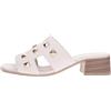 Melluso Walk K56018D Crema Bianco Ciabatte Donna Tacco Pelle Borchie 38