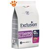 Exclusion Dog Hypoallergenic Adult Small Breed Maiale e Piselli - Sacco Da 800 Gr