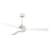 Perenz Ventilatore da Soffitto con Luce LED e Telecomando 3 Pale ø 132 cm colore Bianco