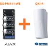 Optex sensore esterno ad infrarosso wireless antifurto 12 mt + Modulo Ajax 38184 - QXI-R
