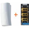 Optex sensore esterno doppia tecnologia wireless antifurto + Modulo Dahua ARM320-W2-868 - QXI-RDT