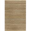 HAMID - Tappeto Giralda di Juta 100% Fibra di Iuta Naturale, Tappeti di Iuta Tappeto Morbido e Alta Resistenza, Tessuto a Mano, Soggiorno, Sala da Pranzo, Camera da Letto Tappet, Naturale (170x120cm)