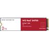 Western digital SSD 2TB Western Digital SN700 NAS NVME M.2 PCIe Express Gen3.0 x4 WDS200T1R0C Rosso