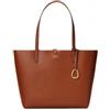Lauren Ralph Lauren per donna. 431795329002 Tote reversibile Borsa media marrone -28x40,6x12,7cm- [1999626], Casual, Poliuretano