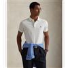 Polo Ralph Lauren per uomo. 710941439002 Polo in piqué elasticizzato slim fit bianca personalizzata [3260485], Bianco, Casual, Cotone, Manic