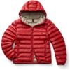 Blauer per donna. [24WBLDC03047] Piumino con onde di camelia marrone, Casual, Granata, Nylon
