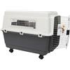 Croci Vagabond - Trasportino per Cani e Gatti Taglia Piccola, Media, Grande, Trasportino per Auto, Rigido, con Ruote, 2 Ciotole Incluse, Carico Massimo 16 kg/Taglia M - 67,5x51x47cm