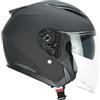 CGM Casco Jet per Moto CGM 136A DNA Mono Nero Opaco